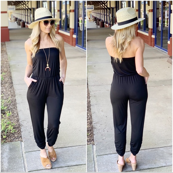 ✨LAST ONE✨Black sleeveless jumper with Pockets - Picture 2 of 4